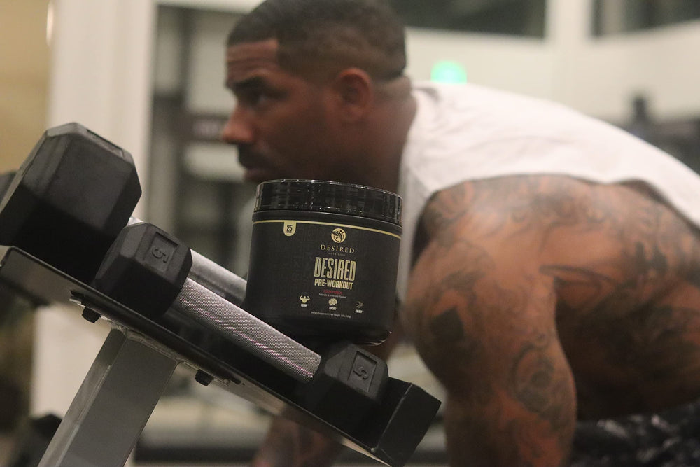 DESIRED Pre Workout ingredients-transparency presents clear formula and dosing