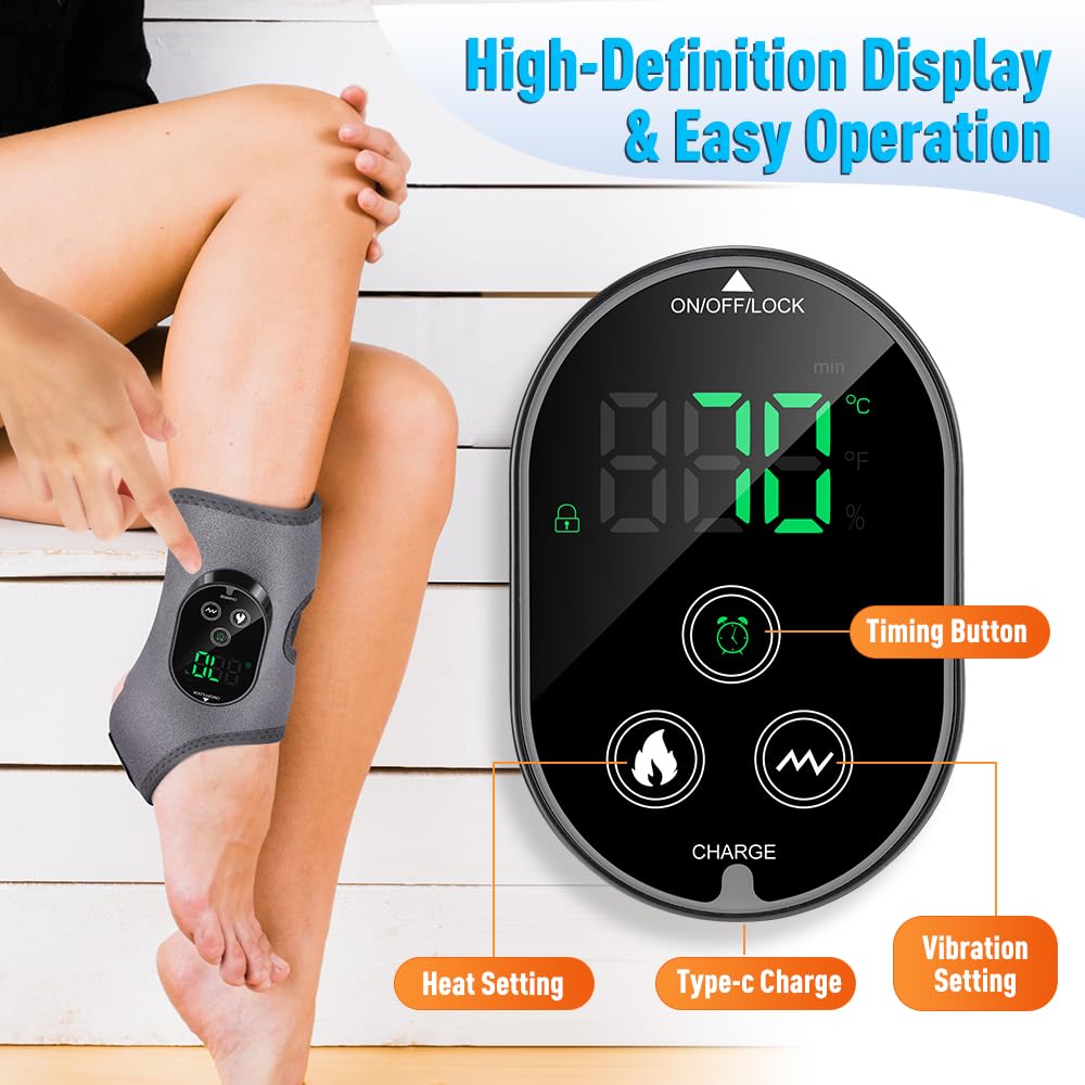DESYIAO portable massager with 3000mAh battery for home, office, or travel