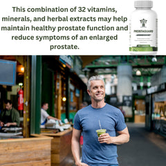 Detox Trees Prostate ingredients showcase saw palmetto and zinc.