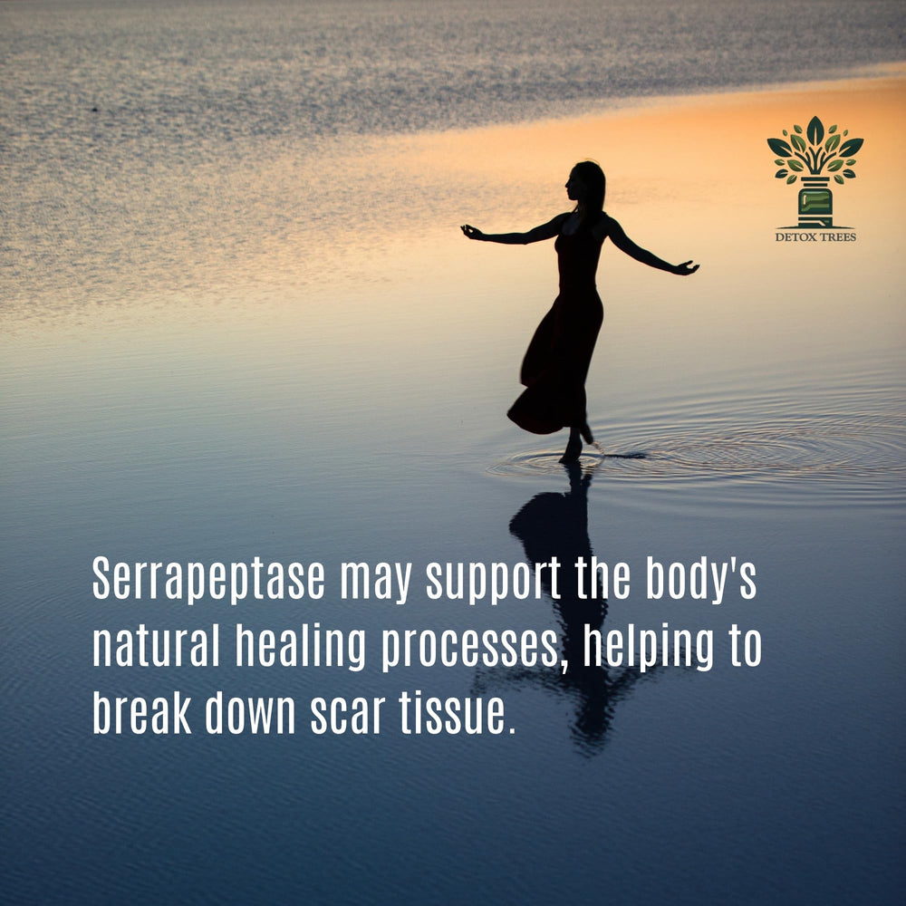 Detox Trees Serrapeptase manufactured in the USA in a CGMP-certified facility