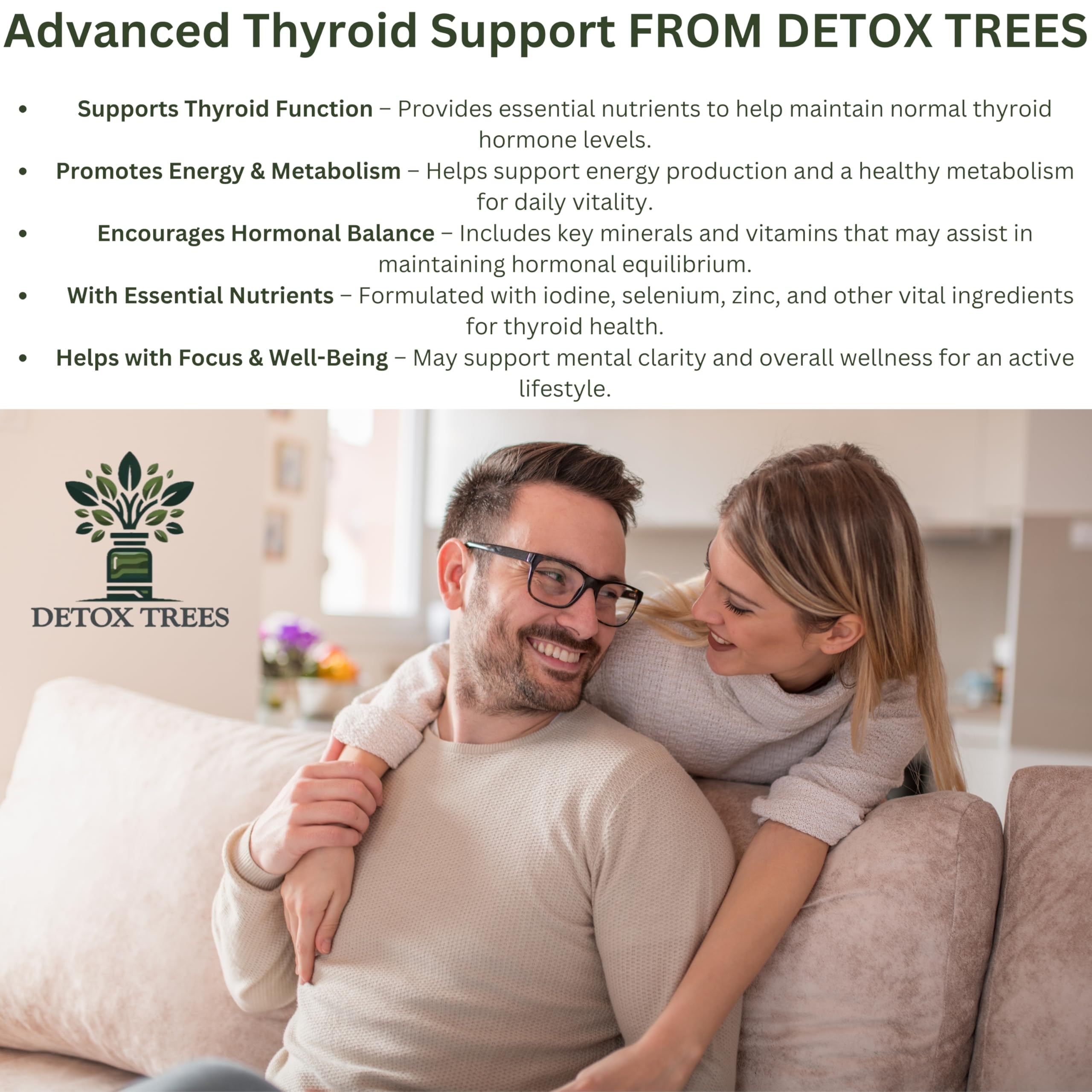 Detox Trees Thyroid Health Formula dosage guide view aids routine planning.