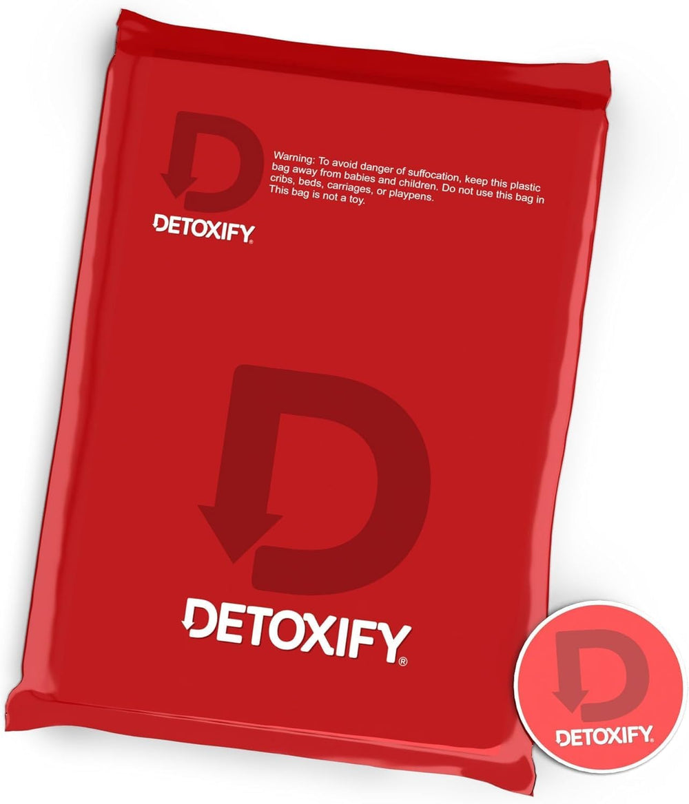 Detoxify Mega Clean NT tropical bottle label highlights ingredients and flavor