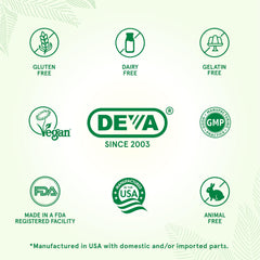 DEVA Digestive Enzymes+ pack—broad-spectrum enzymes for comfortable digestion.