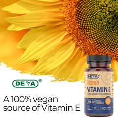 Daily use reminder: DEVA Vitamin E on the shelf