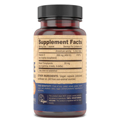 Soy-free Vitamin E by DEVA using non-GMO sunflowers