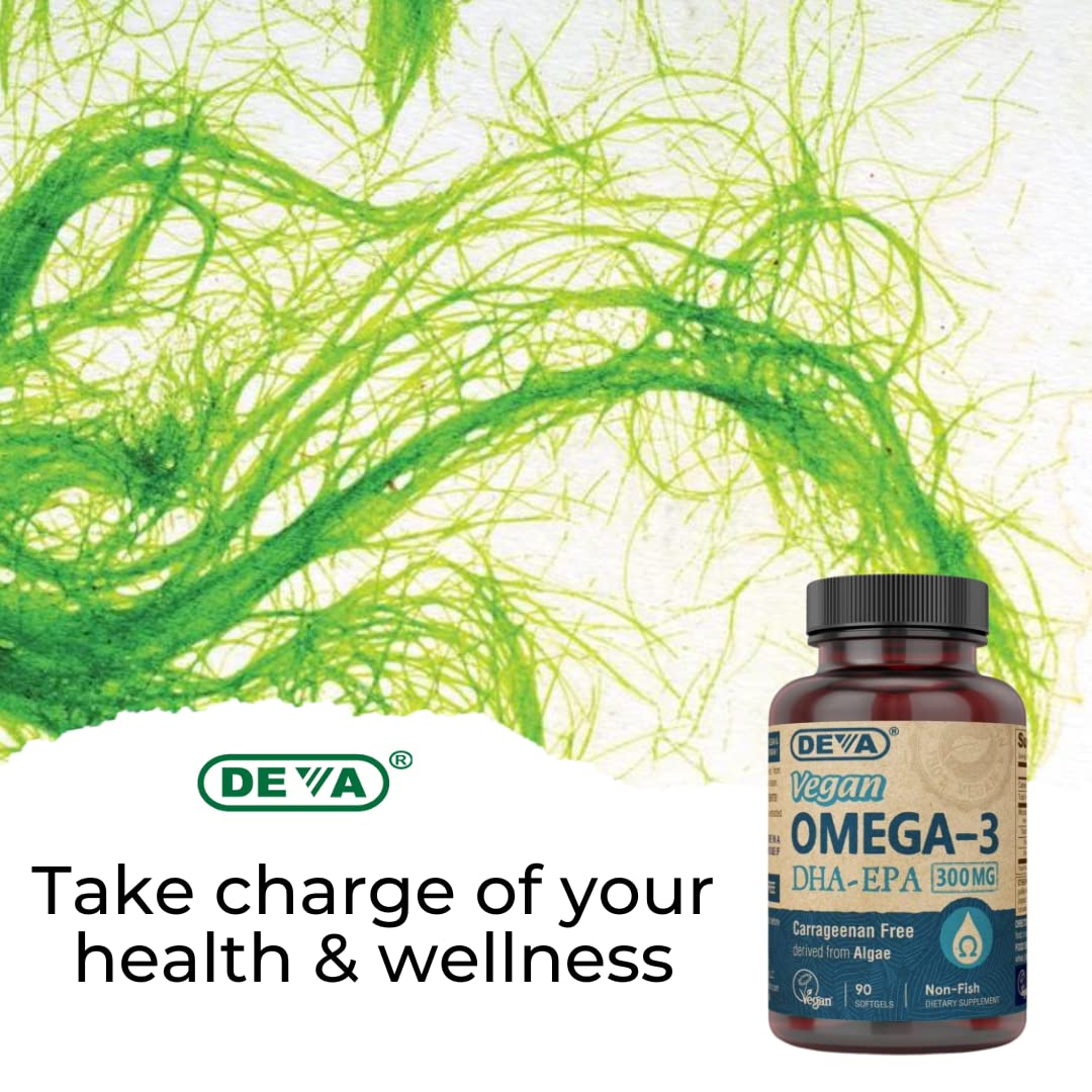 DEVA non-gelatin softgels suitable for vegetarians and vegans