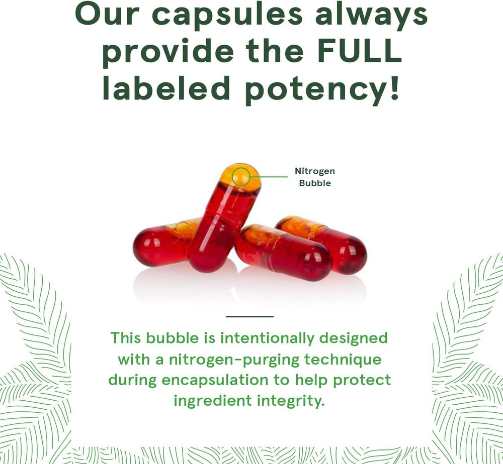 Ingredients panel emphasizes non-GMO vegan formula with sea buckthorn nutrients