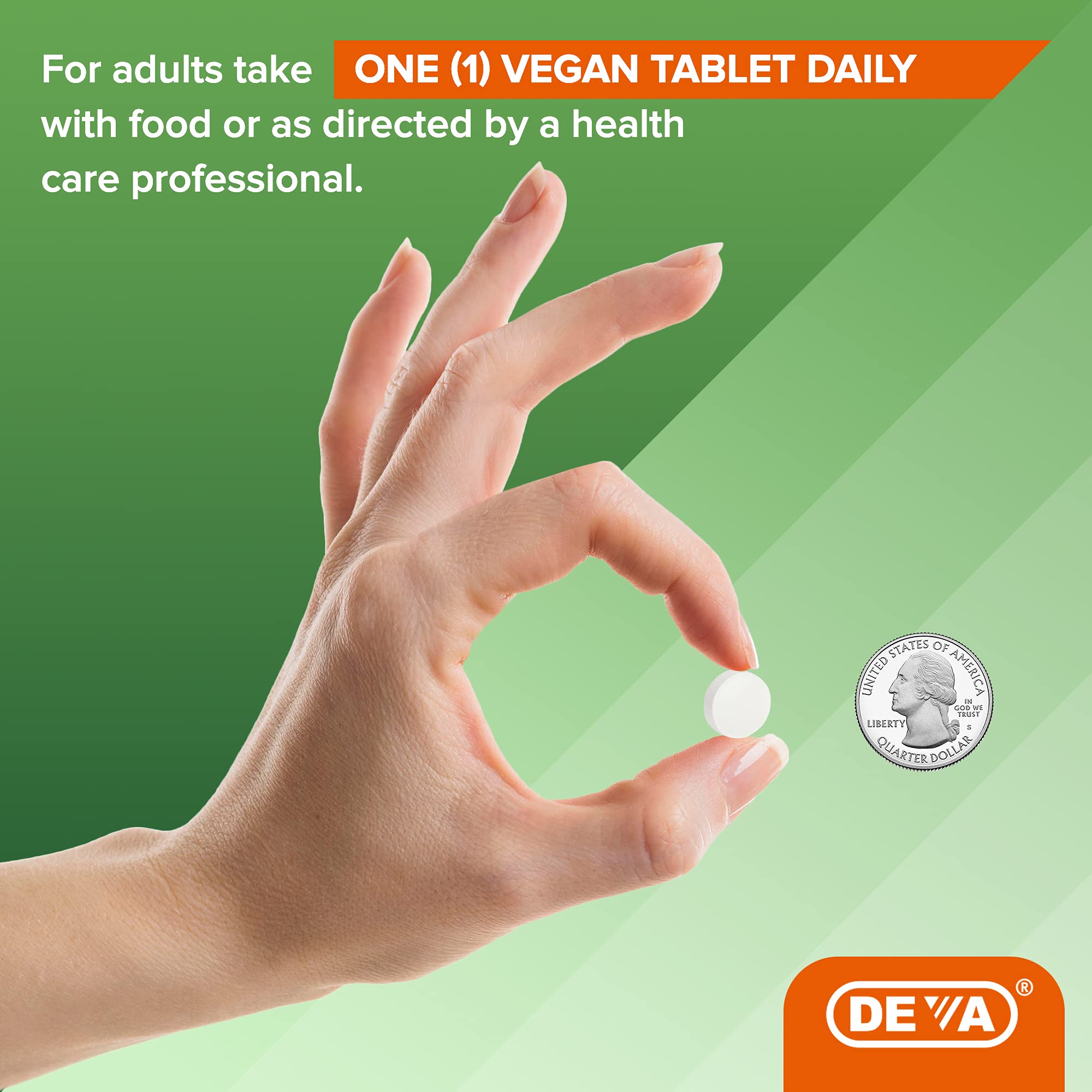 DEVA Vegan Society certification label confirms 100% animal-free production