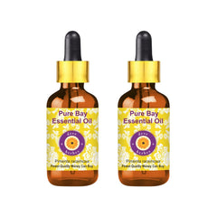 deve herbes Bay Essential Oil amber bottle close-up highlights purity and potency