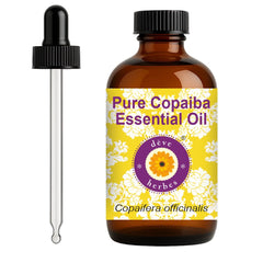 Deve Herbes Copaiba oil bottle with dropper for pure, versatile skin care.