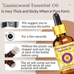 dève herbes Guaiacwood essential oil amber glass bottle preserves potency