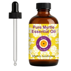 dève herbes Myrtle essential oil bottle with dropper for easy measurement and precise application.