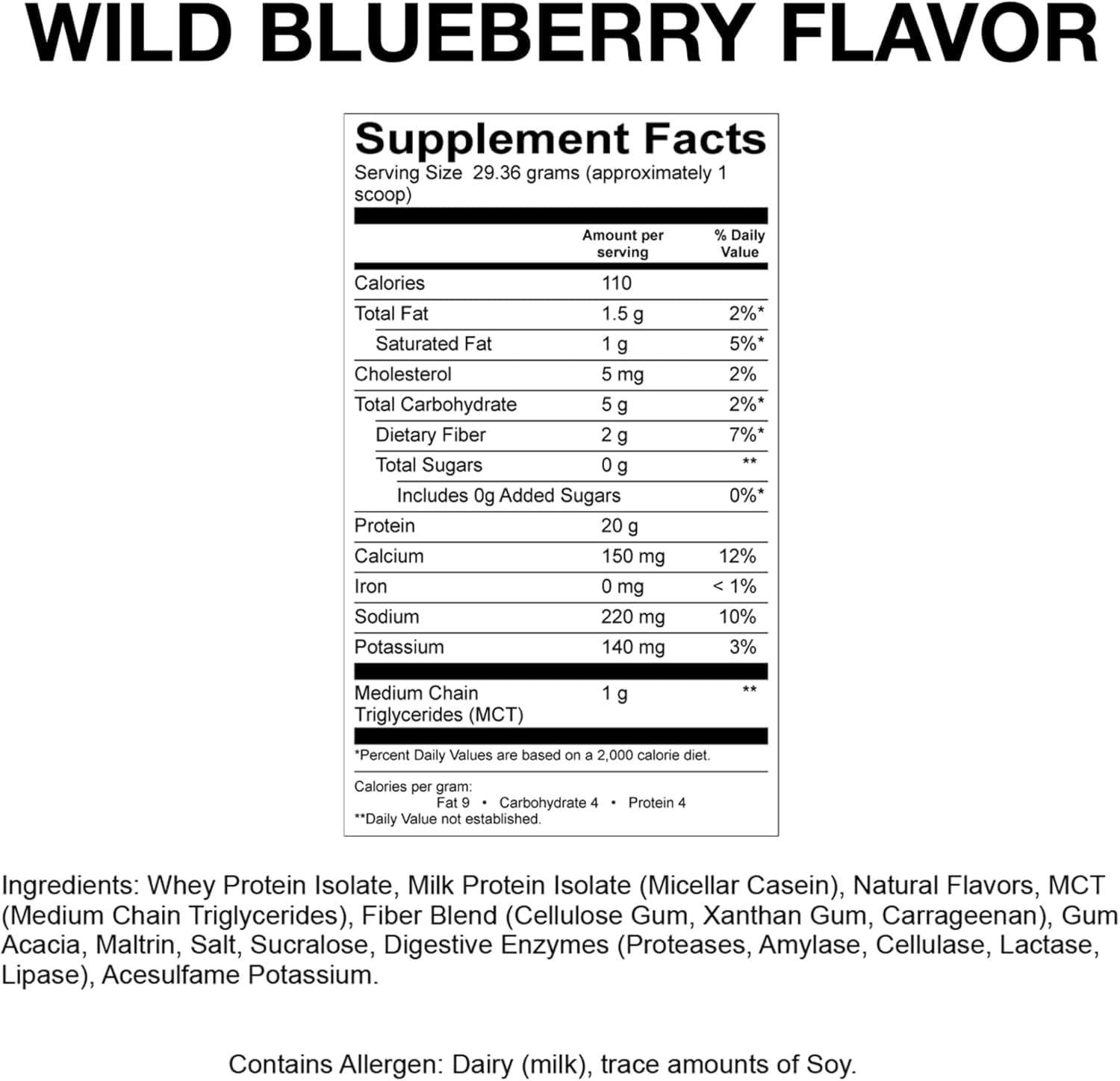 Devotion Nutrition Wild Blueberry protein pudding served as a dessert-like snack.