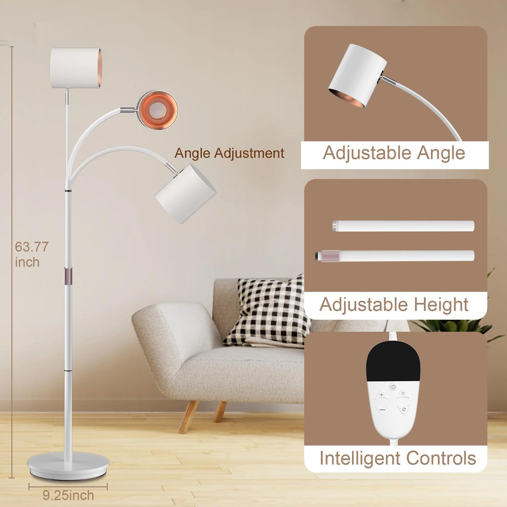 Devowellte floor lamp offers quick assembly for instant setup