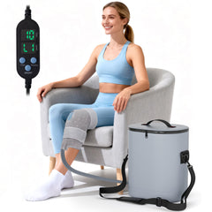 Dexcip cold therapy machine timer showing adjustable sessions for targeted relief