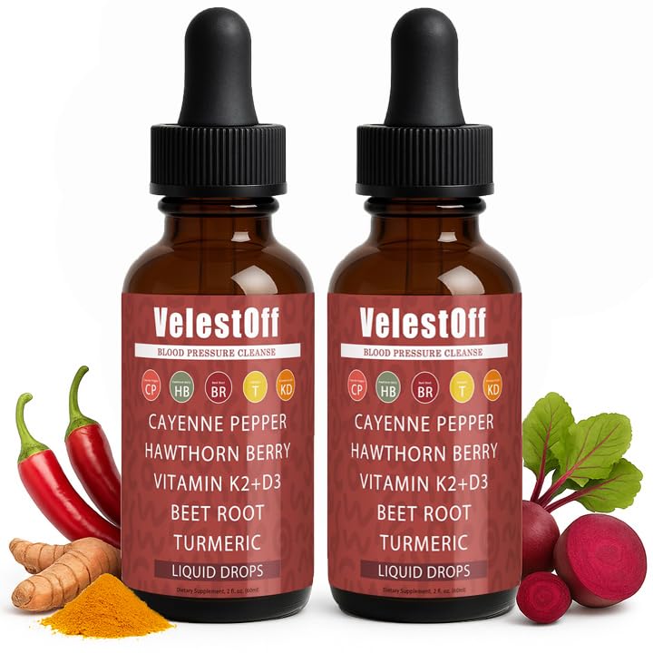 DFTLUUE Velestoff Cayenne bottle front shows plant-based wellness blend.