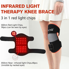 DGQY adjustable magic tape secures knee wrap for a custom fit.