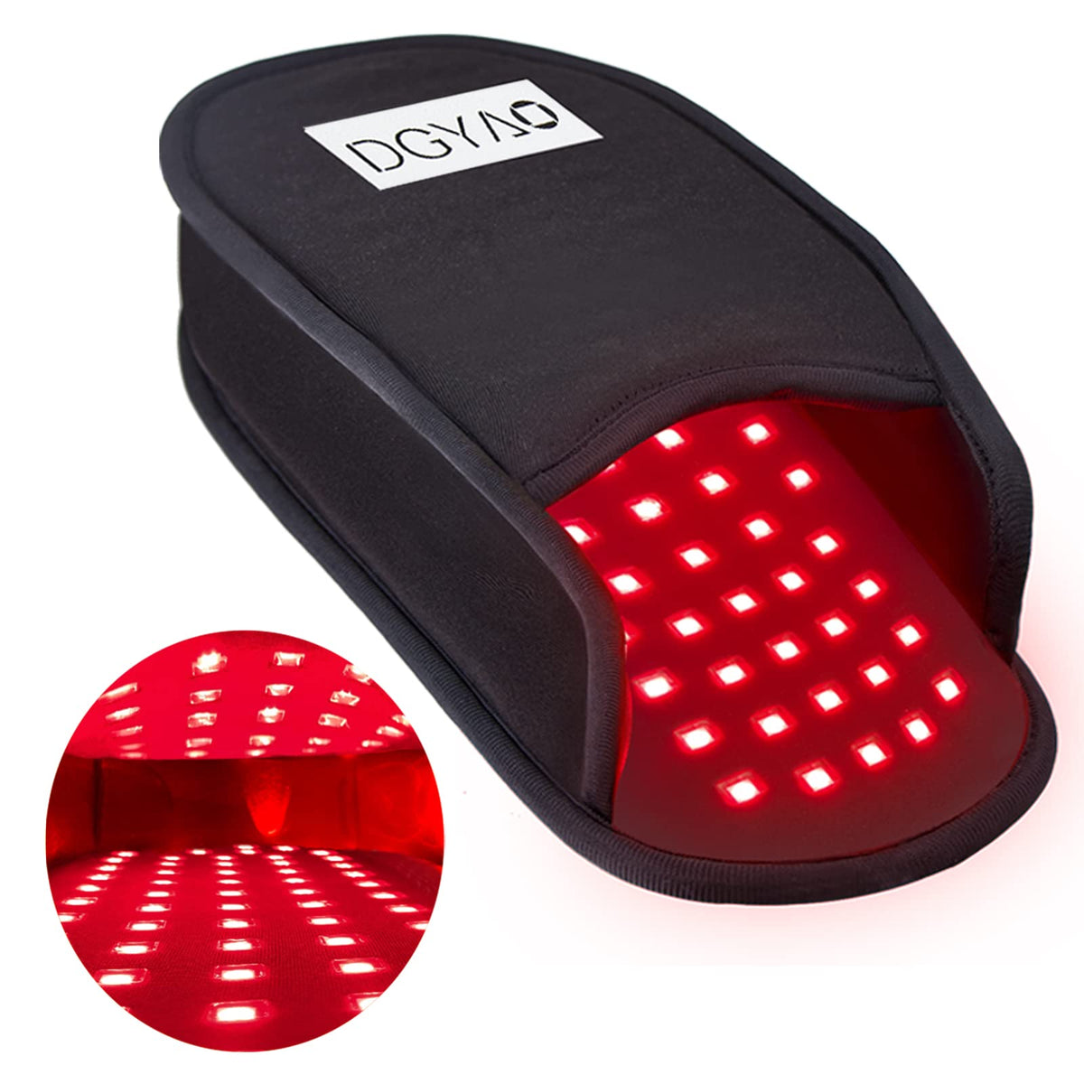 DGQY PS-HJ1 red light slippers overview for full-foot at-home comfort