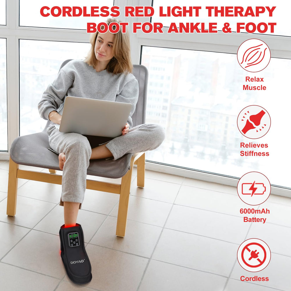 DGQY velcro straps adjust for a snug fit and secure placement