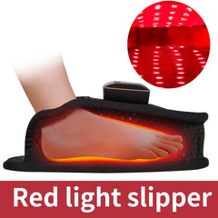 DGXINJUN 660nm red LED array provides targeted warmth for the foot.