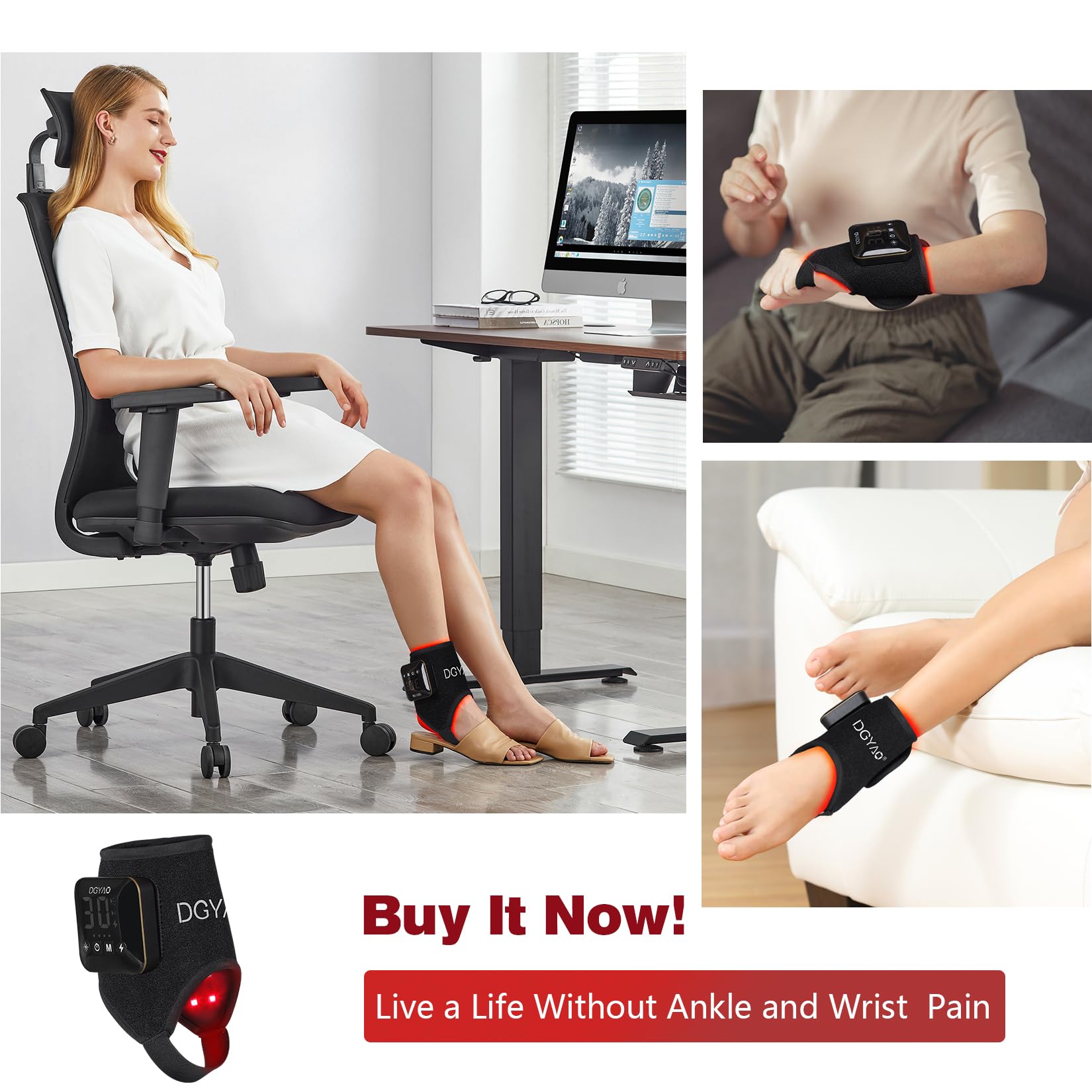 DGXINJUN breathable hollow side design enhances comfort during use