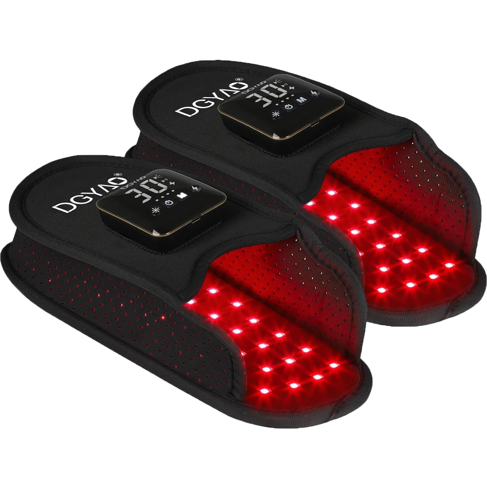DGXINJUN cordless foot red light therapy wrap for convenient home sessions.