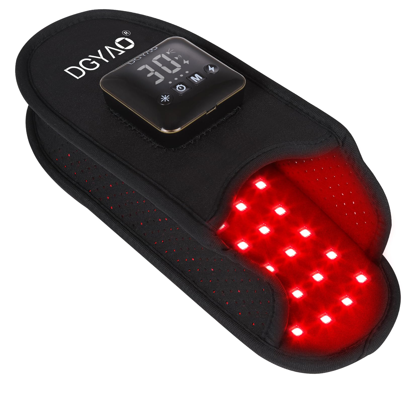 DGXINJUN cordless red-light therapy for feet wrap offers convenient on-the-go foot care.