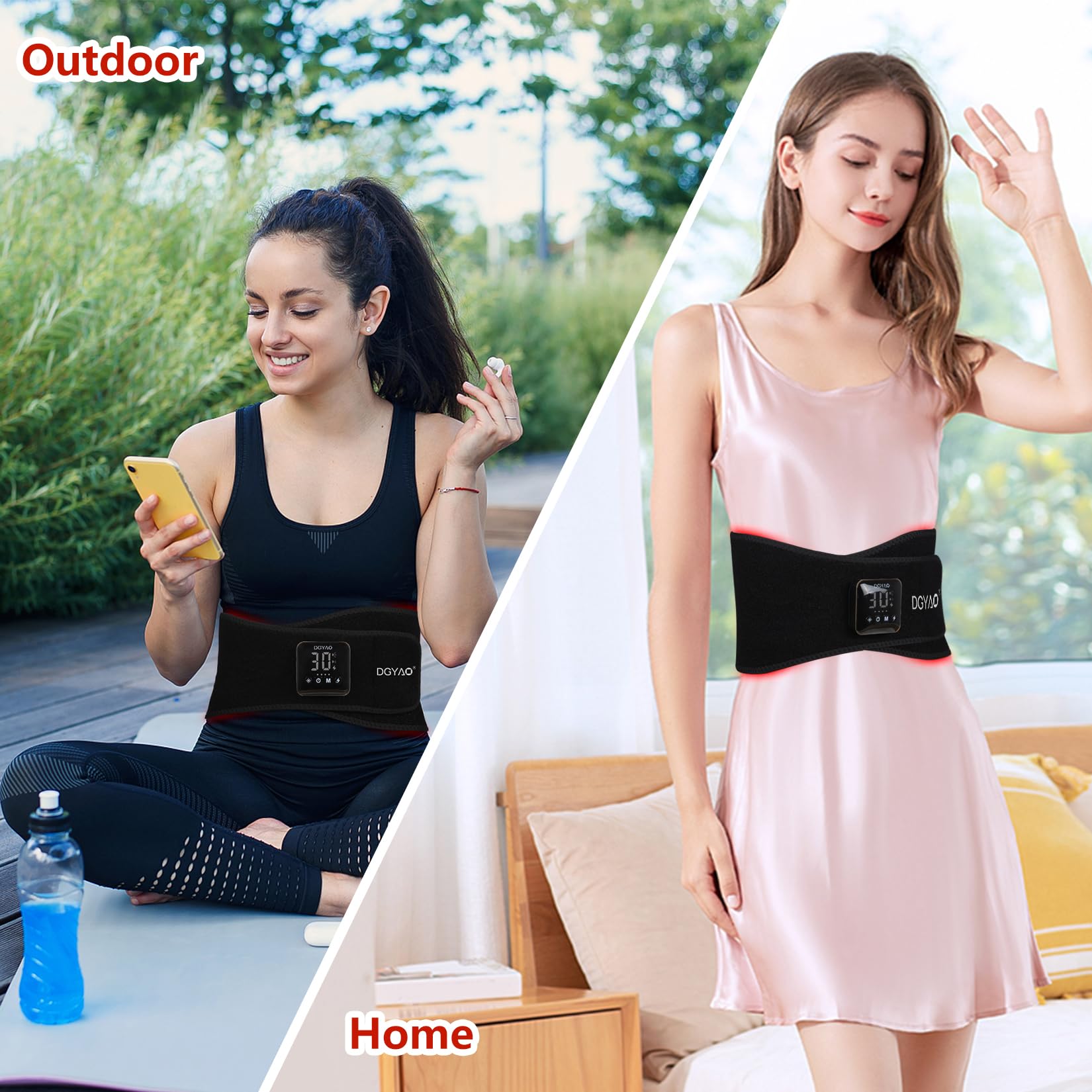 DGXINJUN lower back ergonomic wrap during daily activities