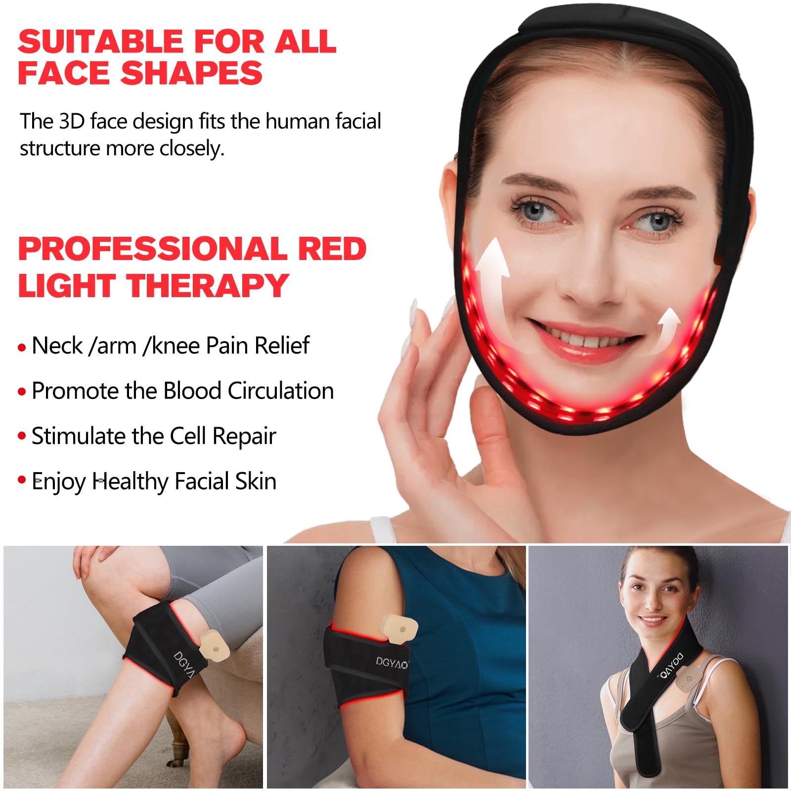 DGXINJUN near-infrared light emission for deeper tissue access