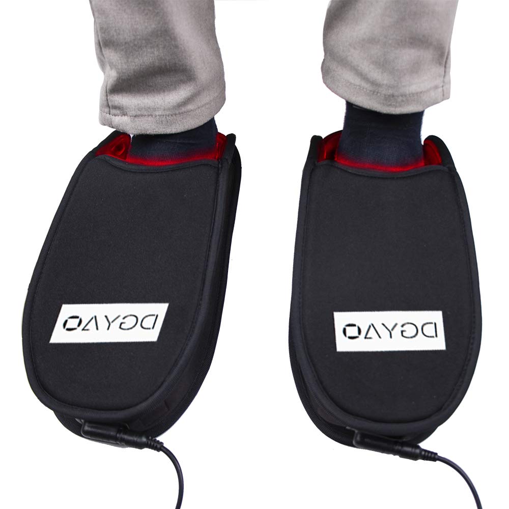DGXINJUN foot slipper side view showing soft microplush fabric comfort.