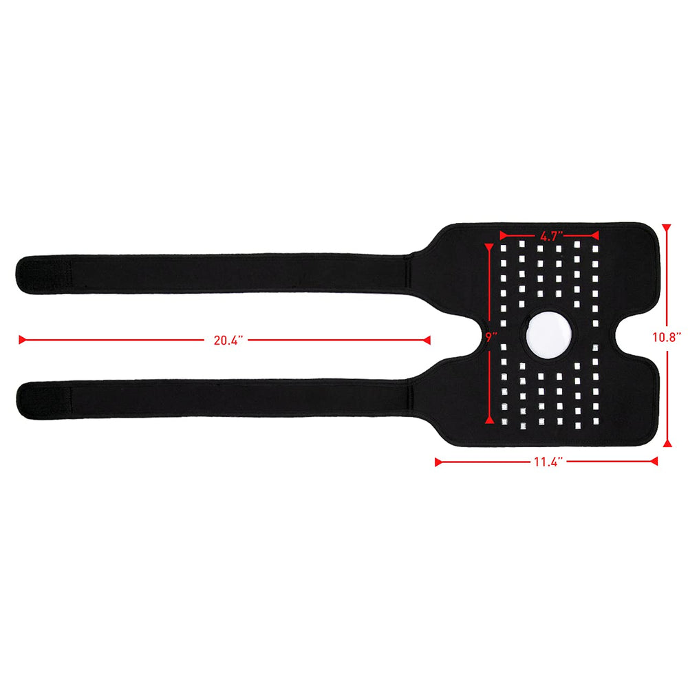 DGXINJUN velcro straps secure a flexible, adjustable fit.