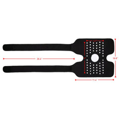 DGXINJUN velcro straps secure a flexible, adjustable fit.