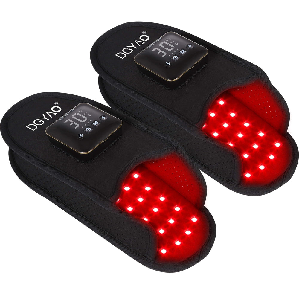 D MAX cordless foot slipper with red and near-infrared therapy for foot relief