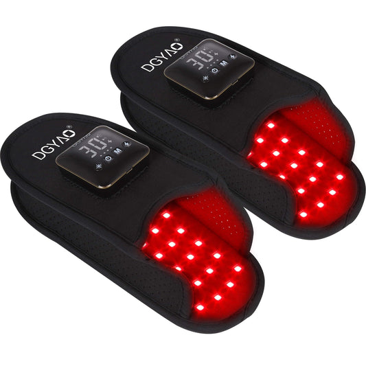 D MAX cordless foot slipper with red and near-infrared therapy for foot relief