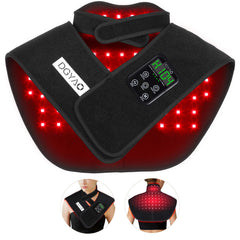 DGYAO RC2 cordless neck wrap delivering targeted red and near infrared therapy.