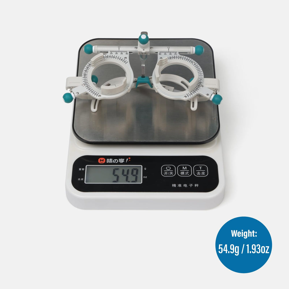 Dhoptical lightweight 55g design reduces pressure during extended exams.