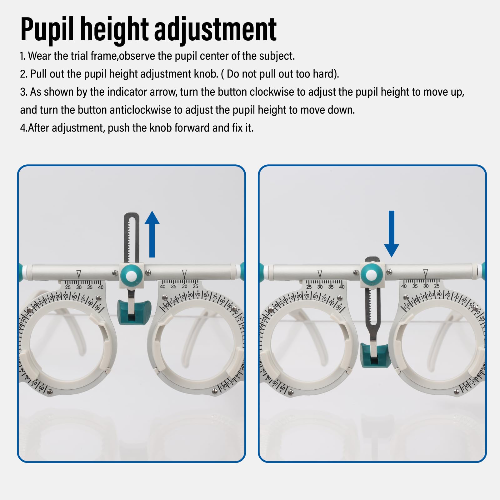 Dhoptical nose pads adjustable for secure fit on varied nose shapes.