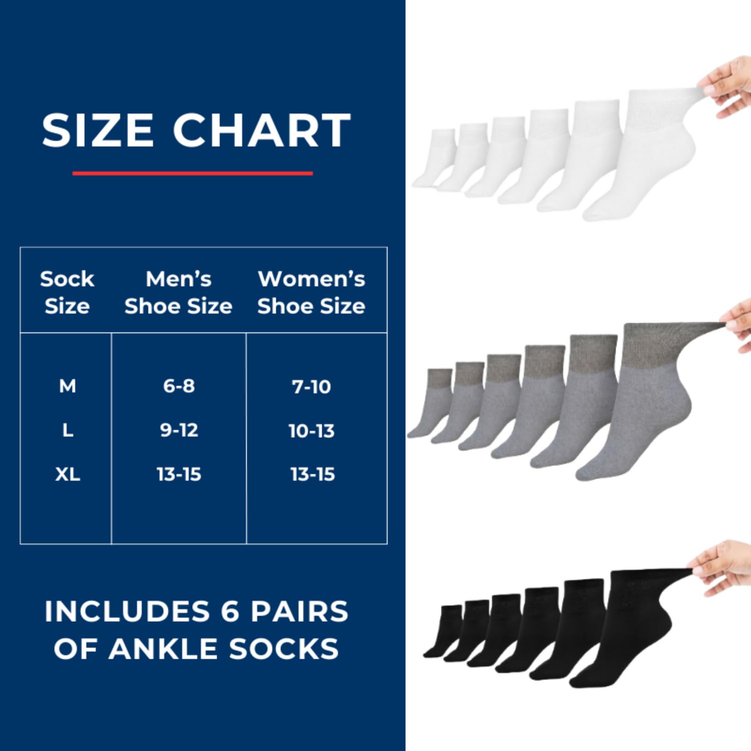 Diabetic Sock Club seamless toe detail reduces friction for sensitive feet.