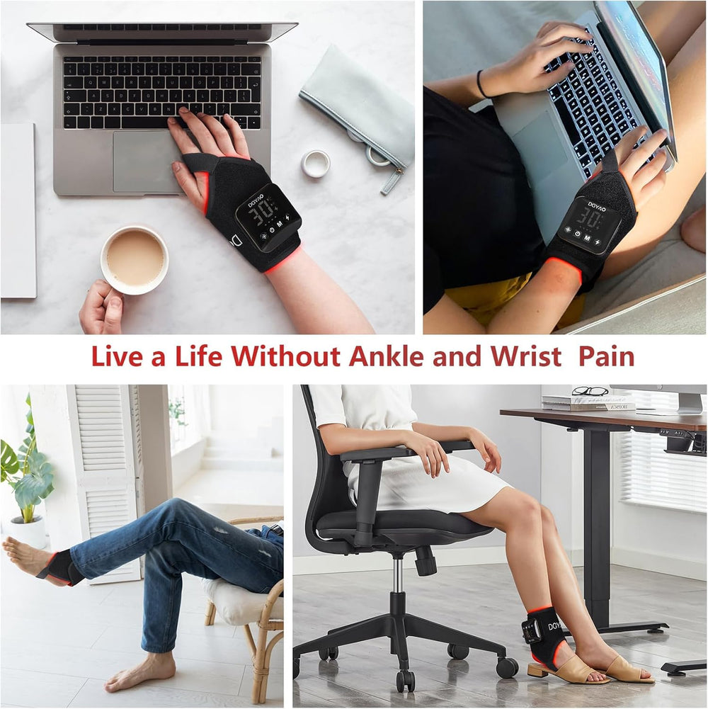 Dialudon portable case for home or travel light therapy sessions.