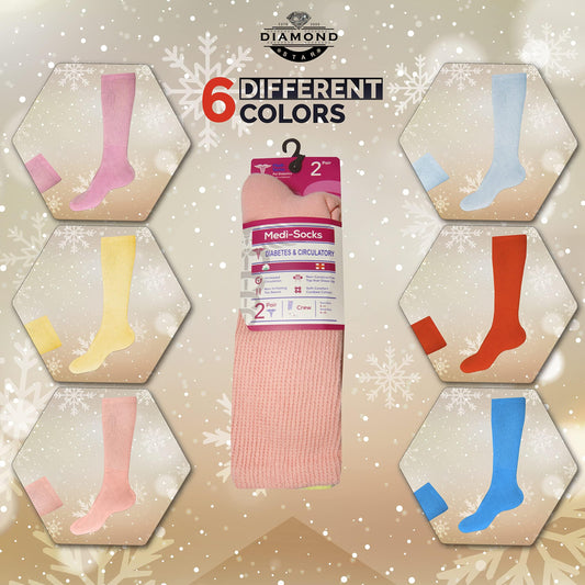 Diamond Star Diabetic Socks cushioned foot bottom providing soft support