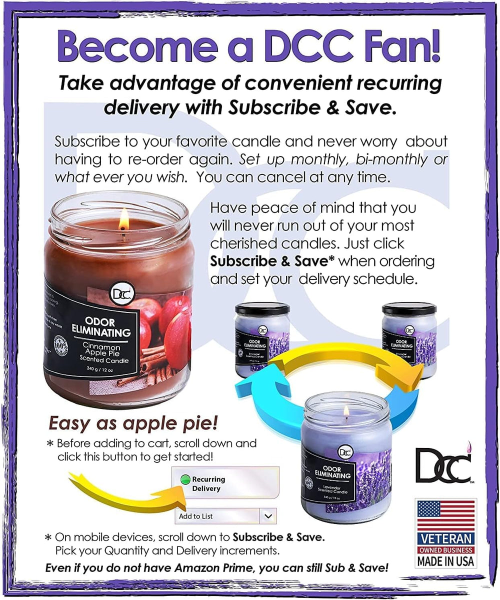 Made in the U.S.A. with premium wax blends.