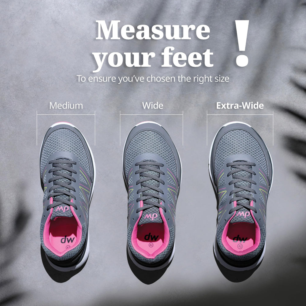 Diawin breathable design keeps feet cool and comfortable during long walks.
