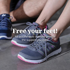 Diawin wide shoes interior is smooth to reduce rubbing and blister risk.