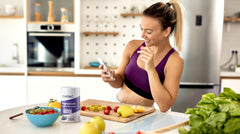 Nighttime routine with bottle by bed for easy bedtime chew