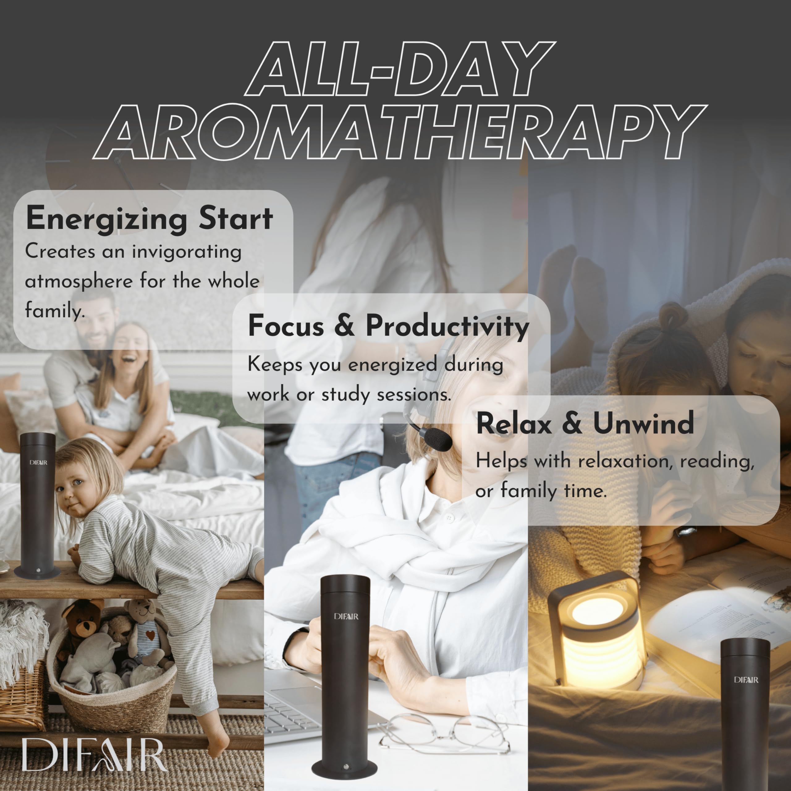 DIFAIR S150 suitable for large rooms up to 1,000 square feet.