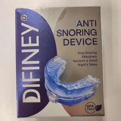 Difiney anti-snoring device FDA cleared seal confirms safety and trust.