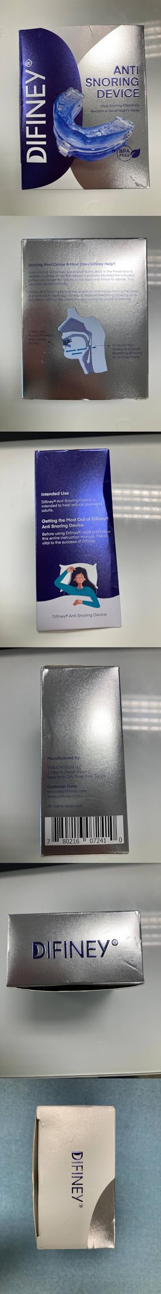 Difiney Brand Packaging With Device And Case ready for travel