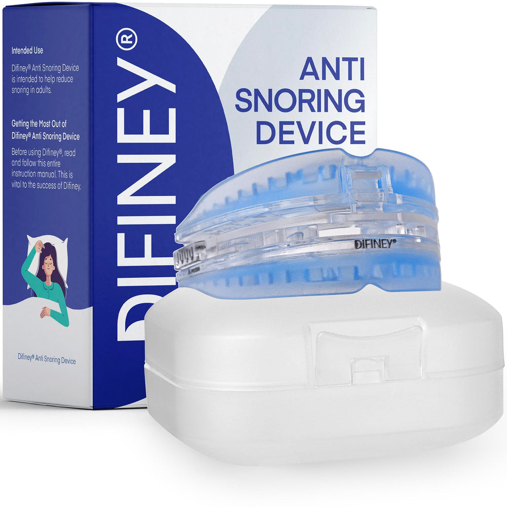Difiney Night use guard in bed illustrating discreet sleep use