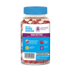 Digestive Advantage dosing: two gummies near meals.