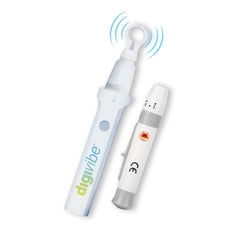 Digivibe injection pain relief device in front view easing shots with vibration